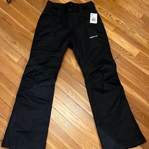 NWT women’s black snow pants regular inseam 31”